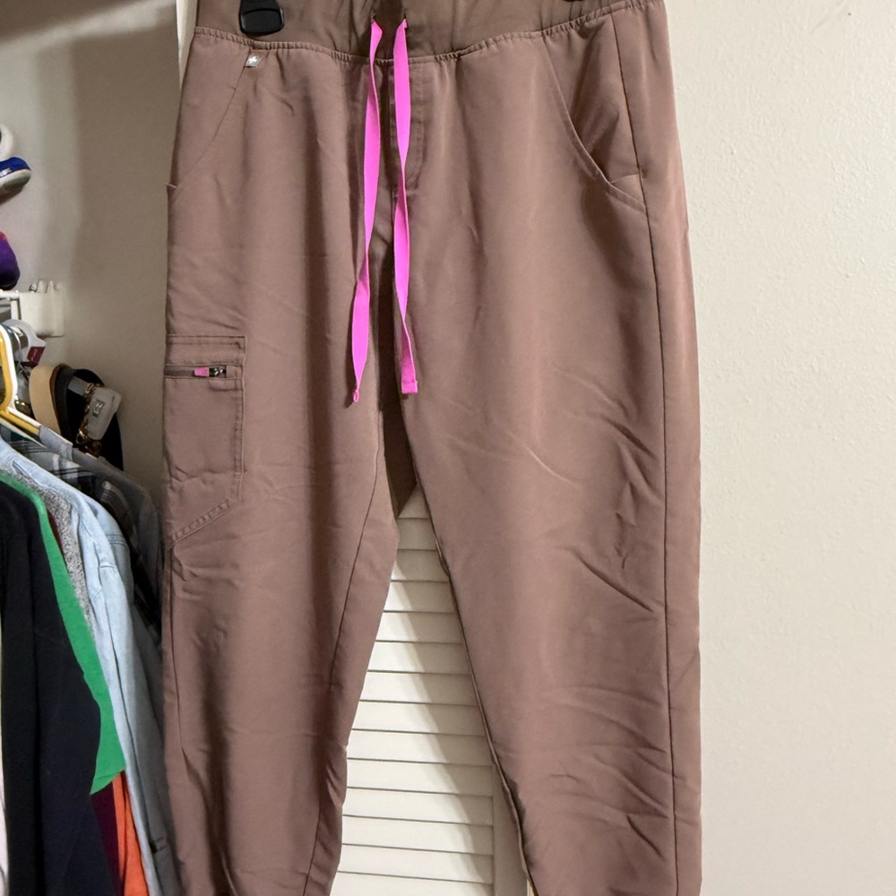 Figs Brown Technical Collection Jogger Pants